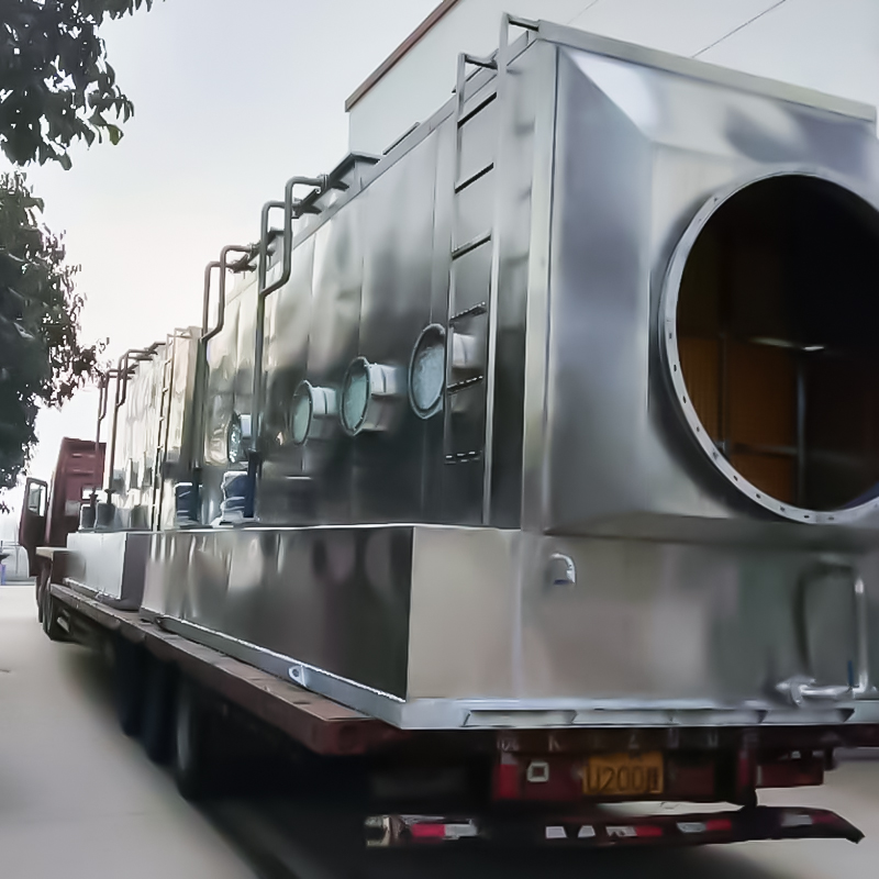 304-es rozsdamentes acél vízszintes súrolótorony